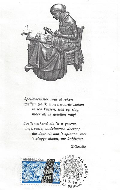 beeldje met gedicht Guido Gezelle